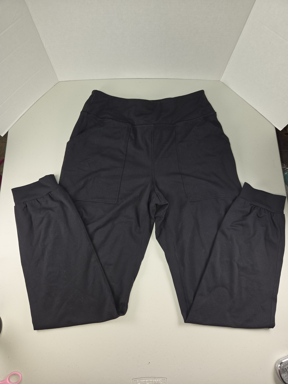XS Duluth Trading Co Black Stretch Jogger Leggings
